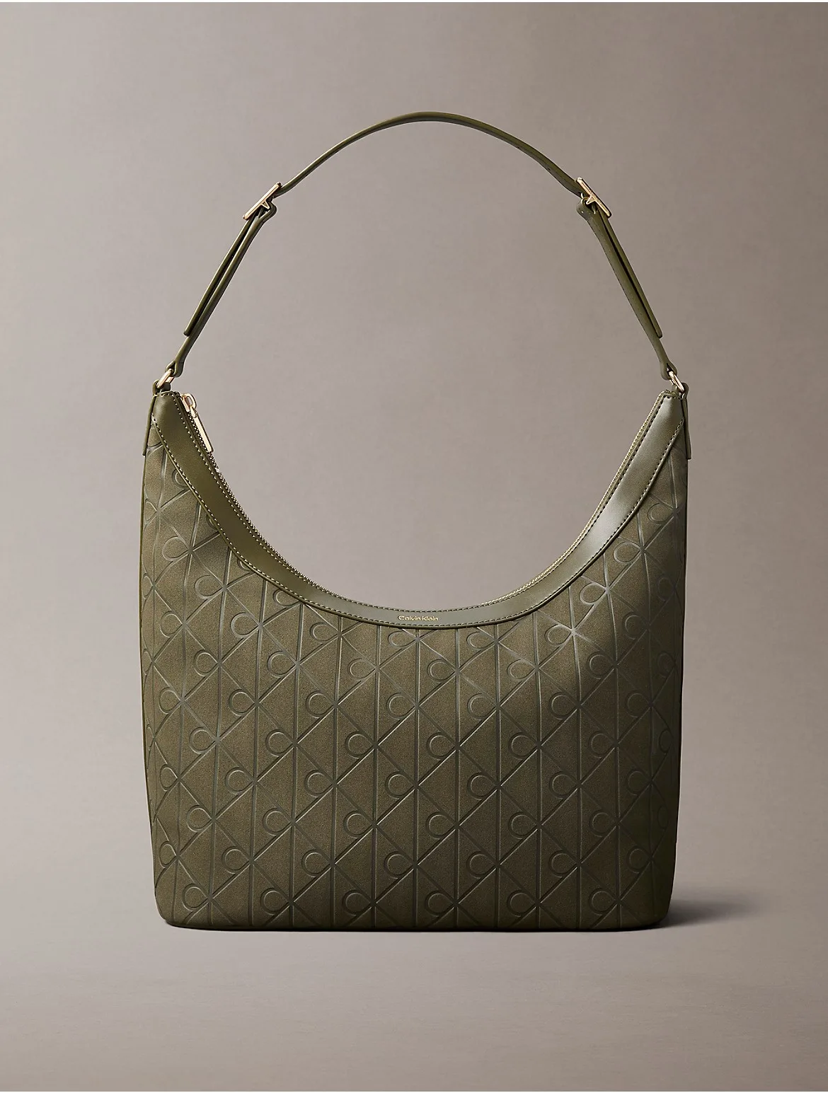 Allover Emblem Logo Shoulder Bag by Calvin Klein