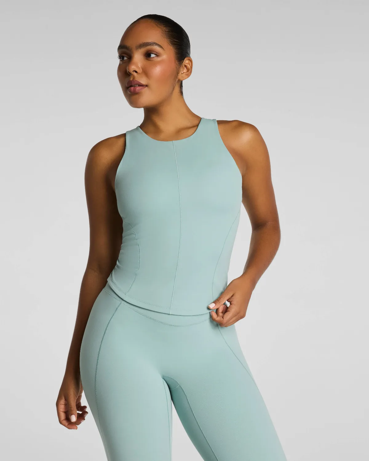 CurveTheory High Neck Shelf Tank Top