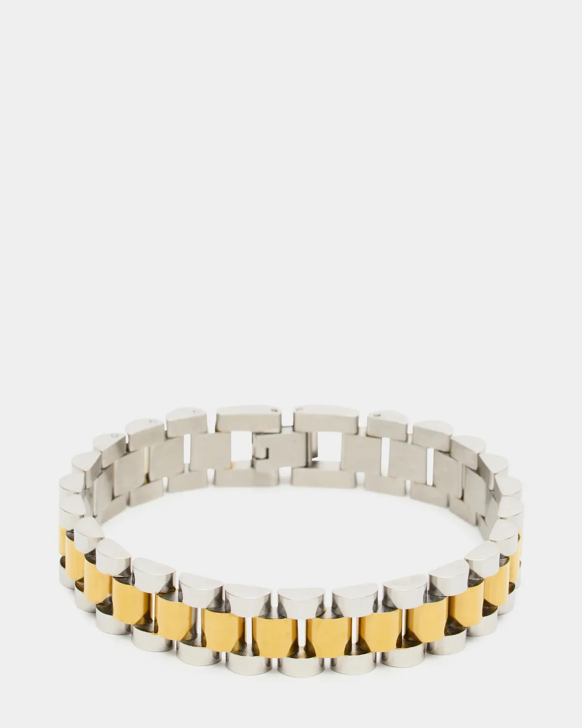 Chunky Watch Chain Stretch - Zirconia by Steve Madden