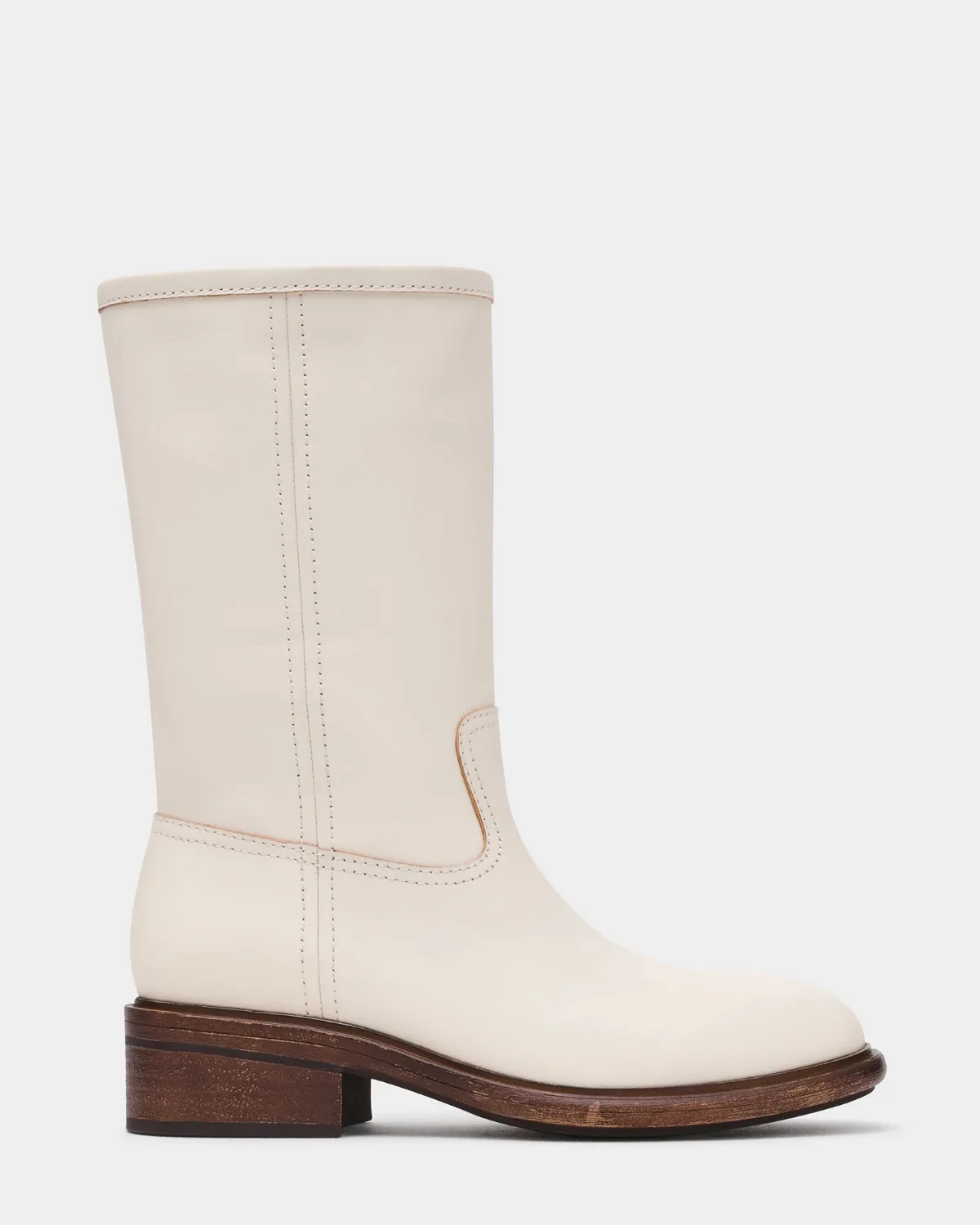 Stray Wood Bottom Boots - Leather by Steve Madden