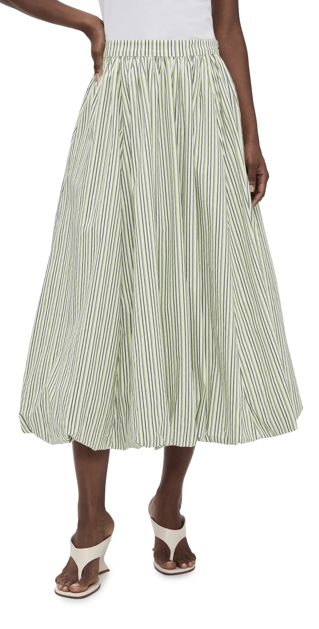 Striped Cellah Bubble Skirt by Cinq à Sept