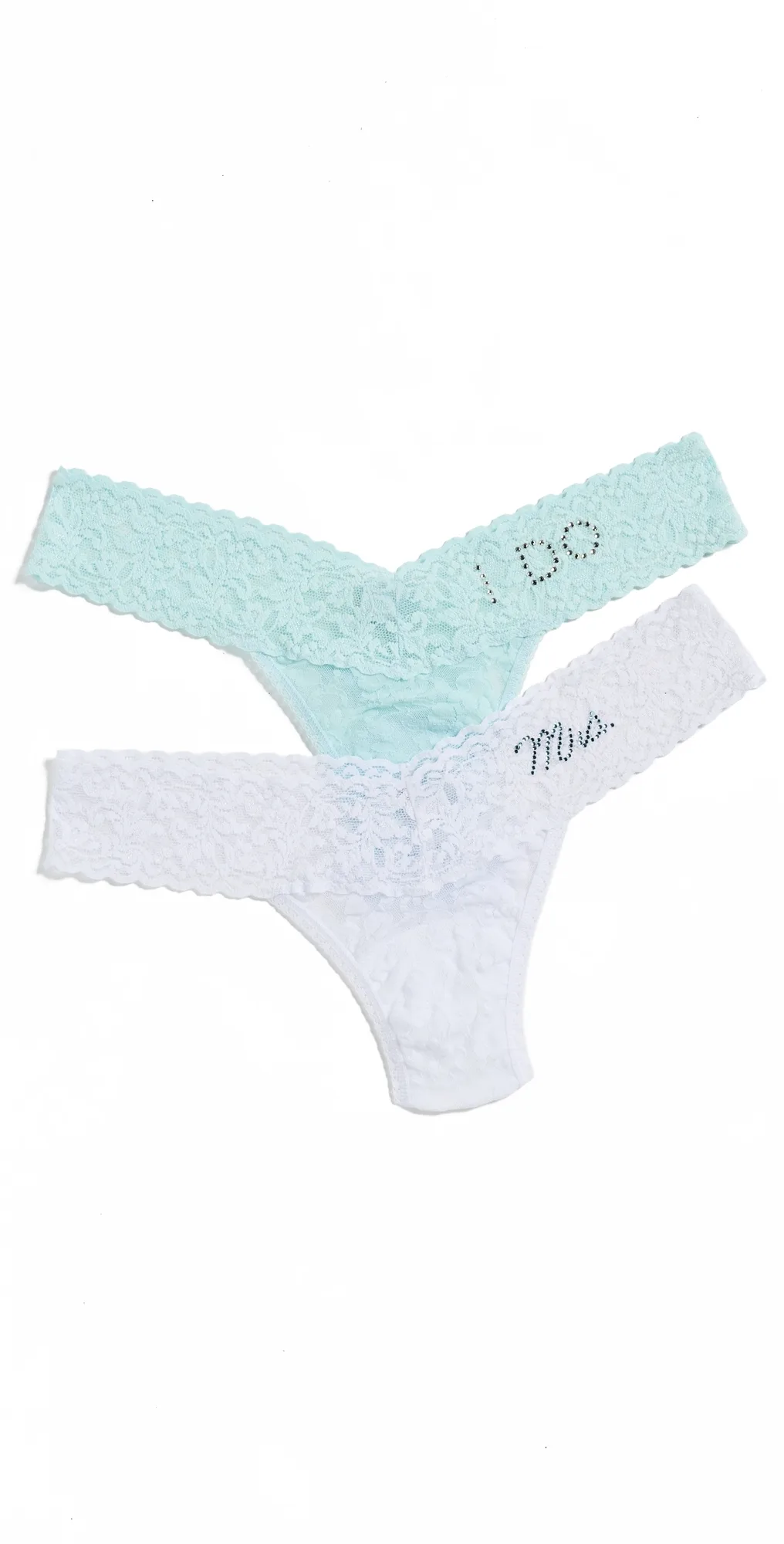 I Do & Mrs Box Set Low Rise Thongs 2 Pack by Hanky Panky