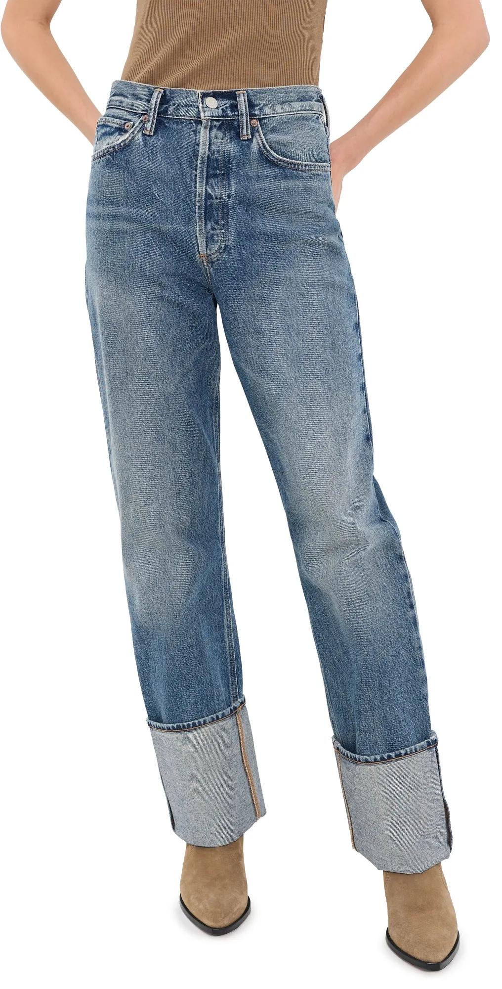Big Cuff Jeans by AGOLDE