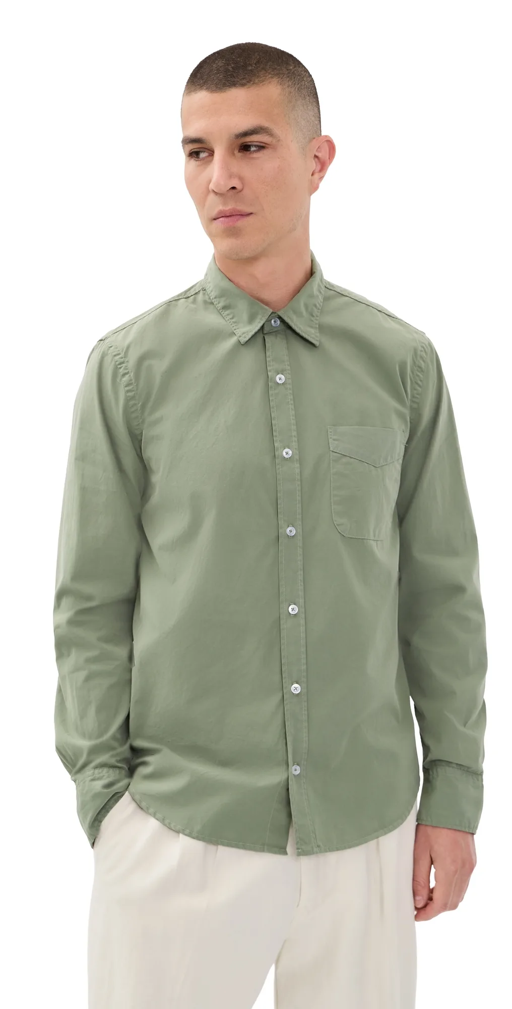 Poplin Standard Button Down Shirt by Save Khaki