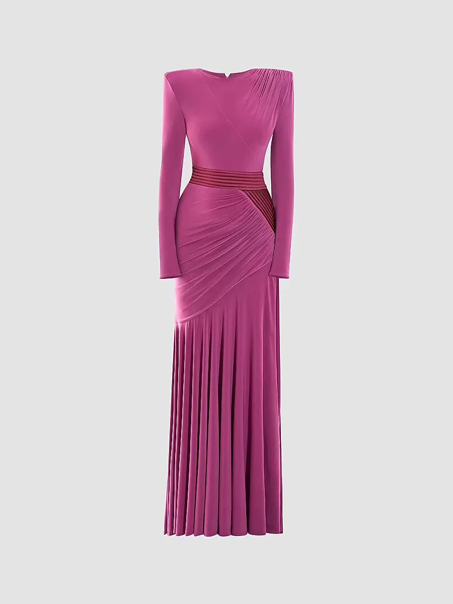 How Light She Is Ruched Gown by ZHIVAGO