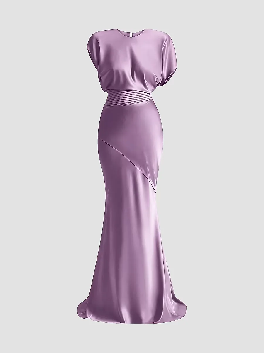 Bond Satin Mermaid Gown by ZHIVAGO