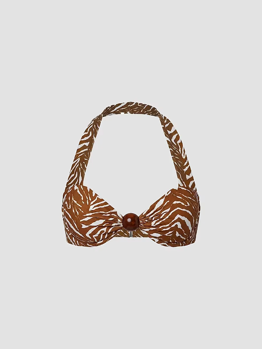 Sirena Halter Bikini Top by NICHOLAS