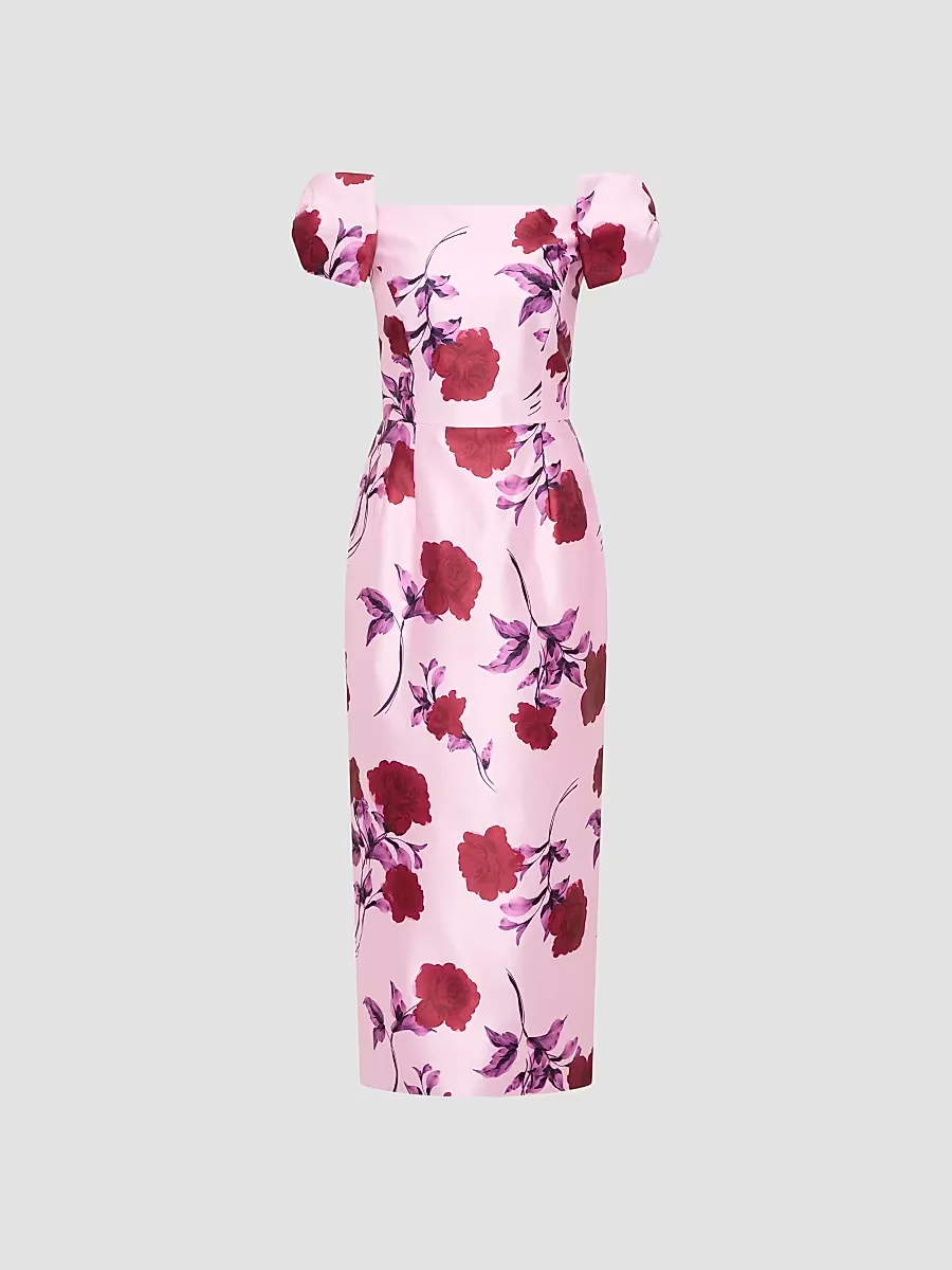 Melora Floral Midi Dress by Rebecca Vallance