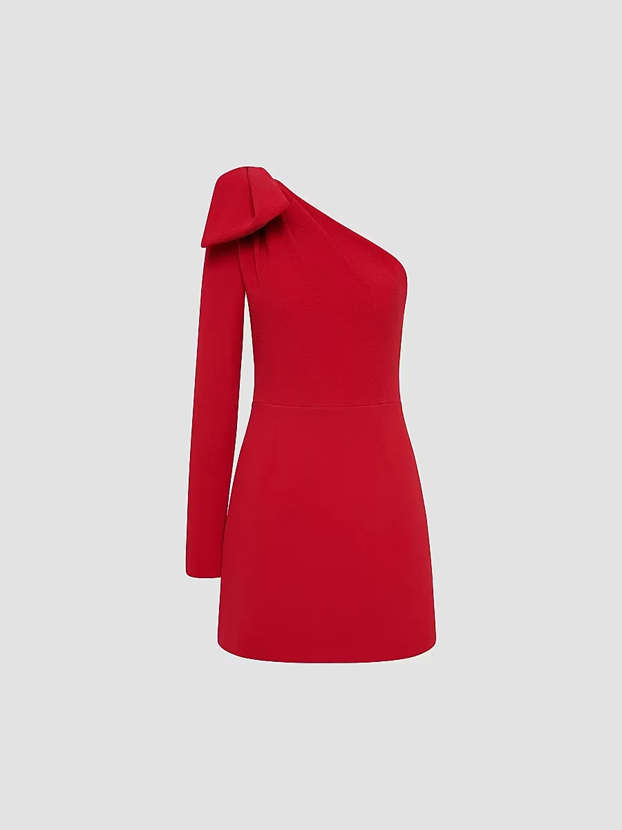 Raziel One-Shoulder Mini Dress by Rebecca Vallance