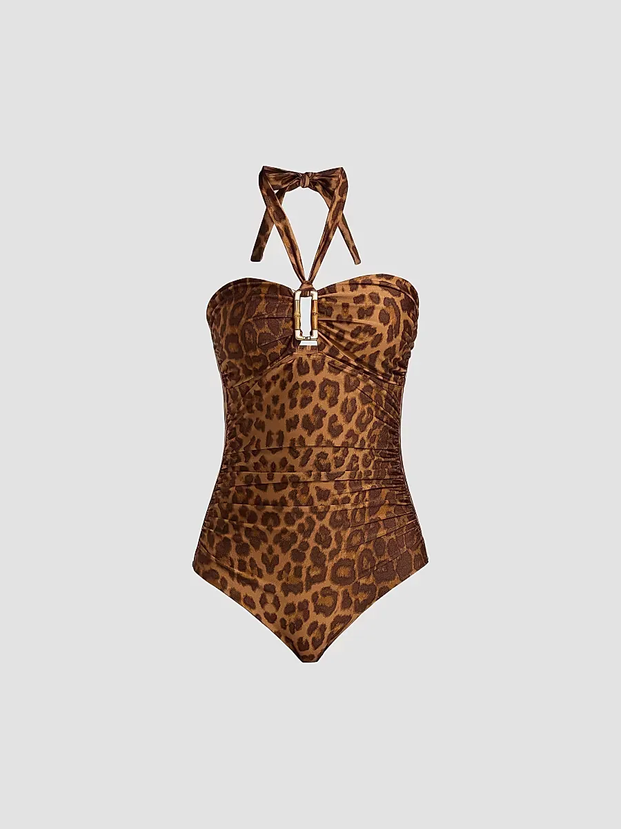 Mahon Bamboo-Link One-Piece Swimsuit by Zimmermann