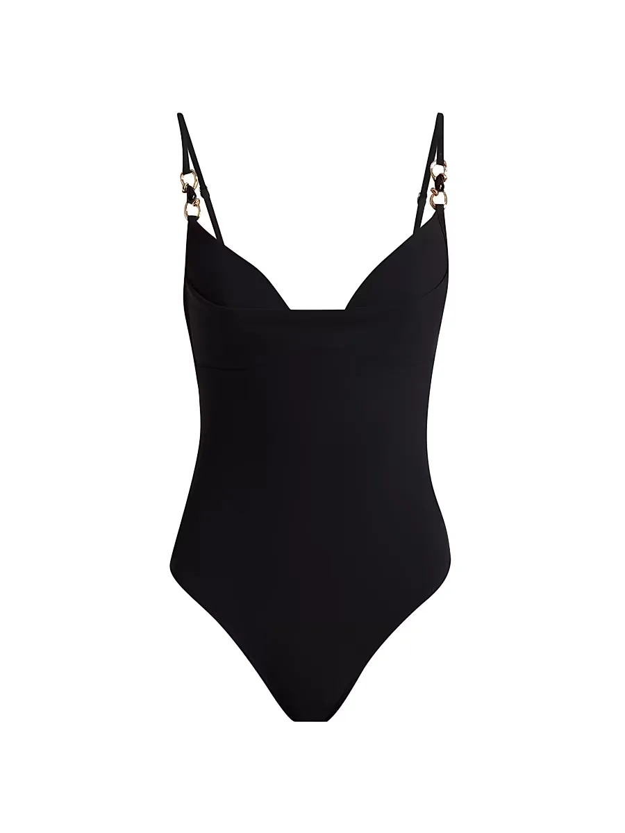 Mahon Trim Detail One-Piece Swimsuit by Zimmermann