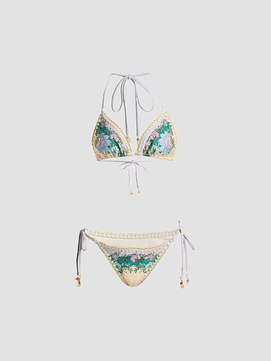 Indra Crochet Detail Bikini by Zimmermann