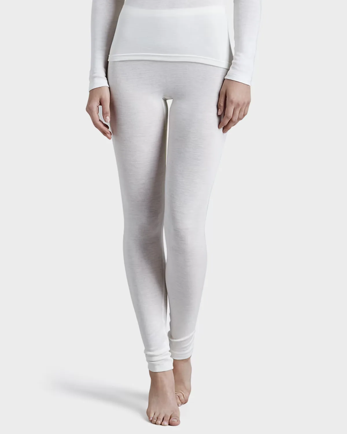 Wool & Silk Blend Leggings by Hanro