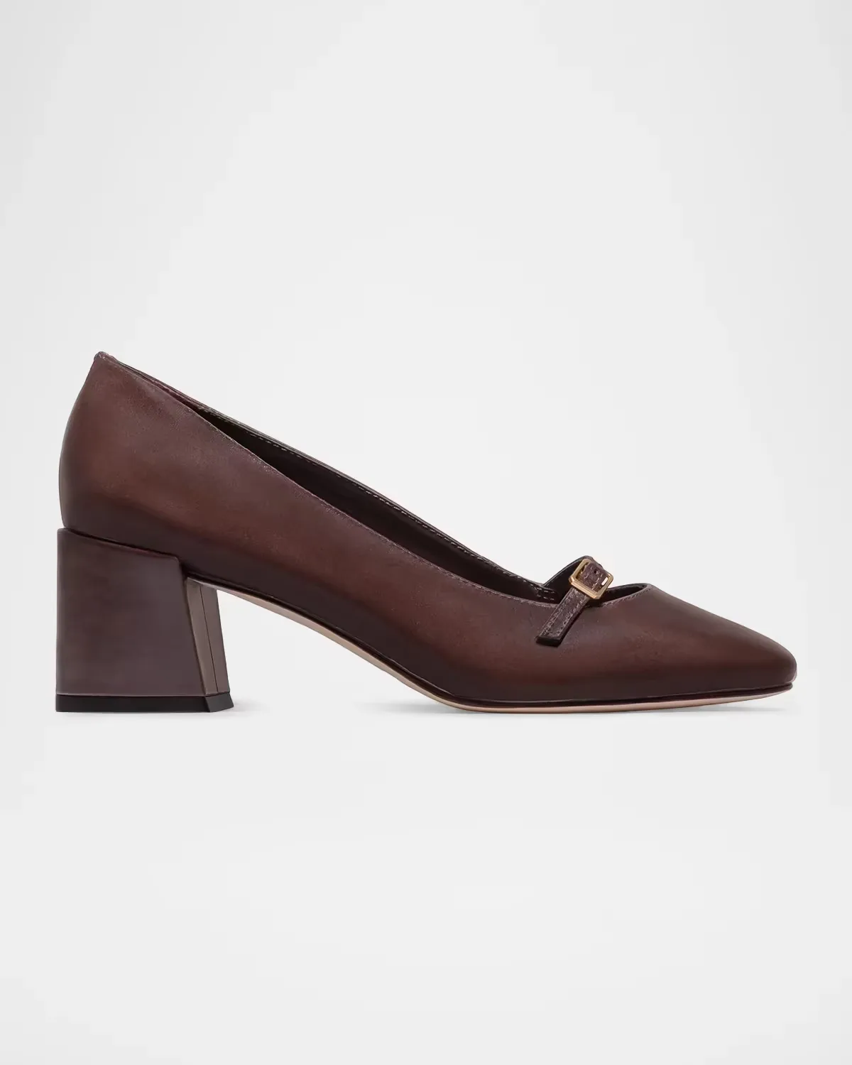 50mm Amelie Leather Mary Jane Pumps by Bernardo
