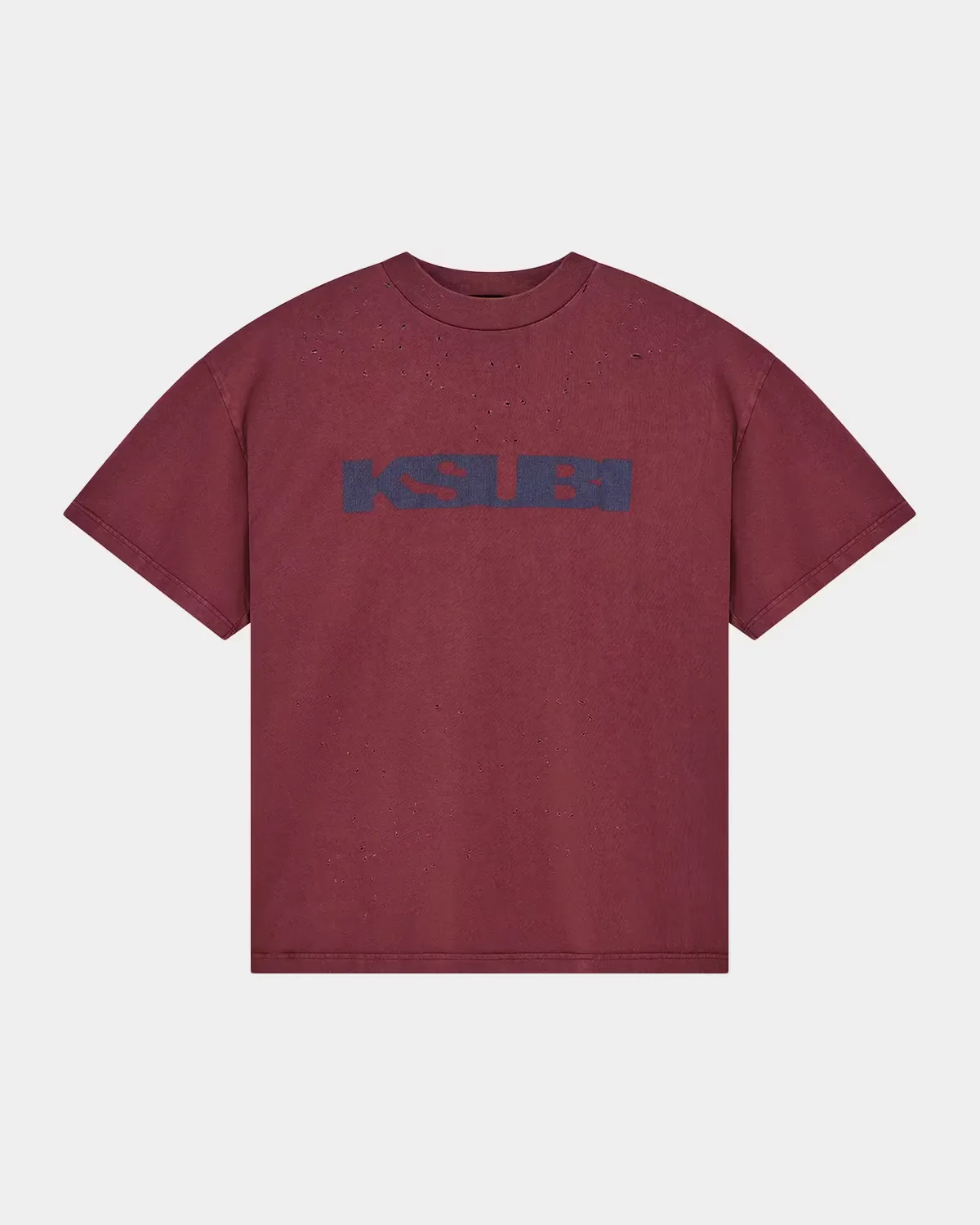 Blasted Ekcess Cotton Oversized T-Shirt by Ksubi