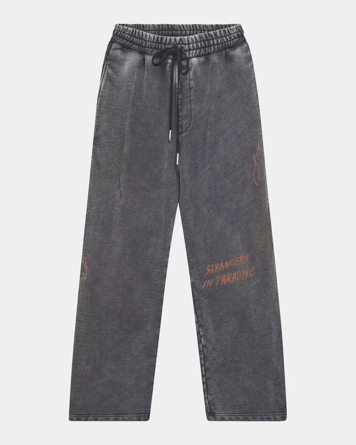 Printed Cotton Wide-Leg Track Pants by Ksubi