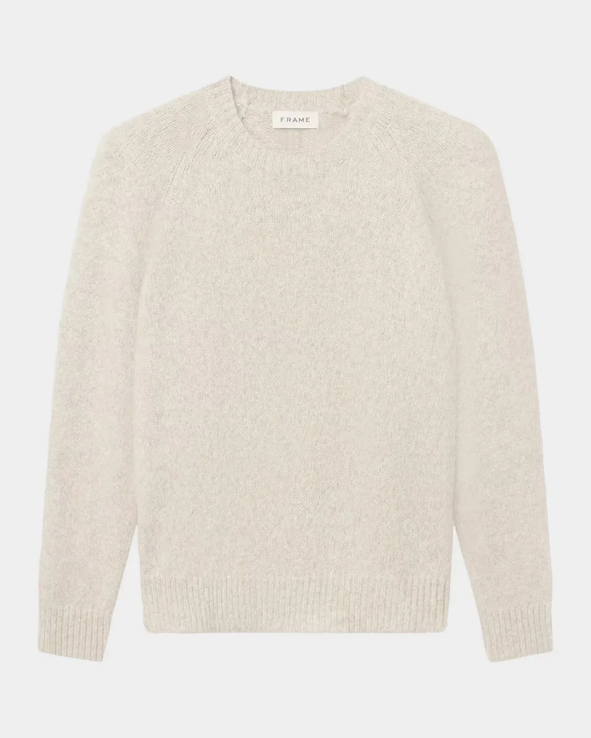 Alpaca-Blend Raglan Crewneck Sweater by FRAME