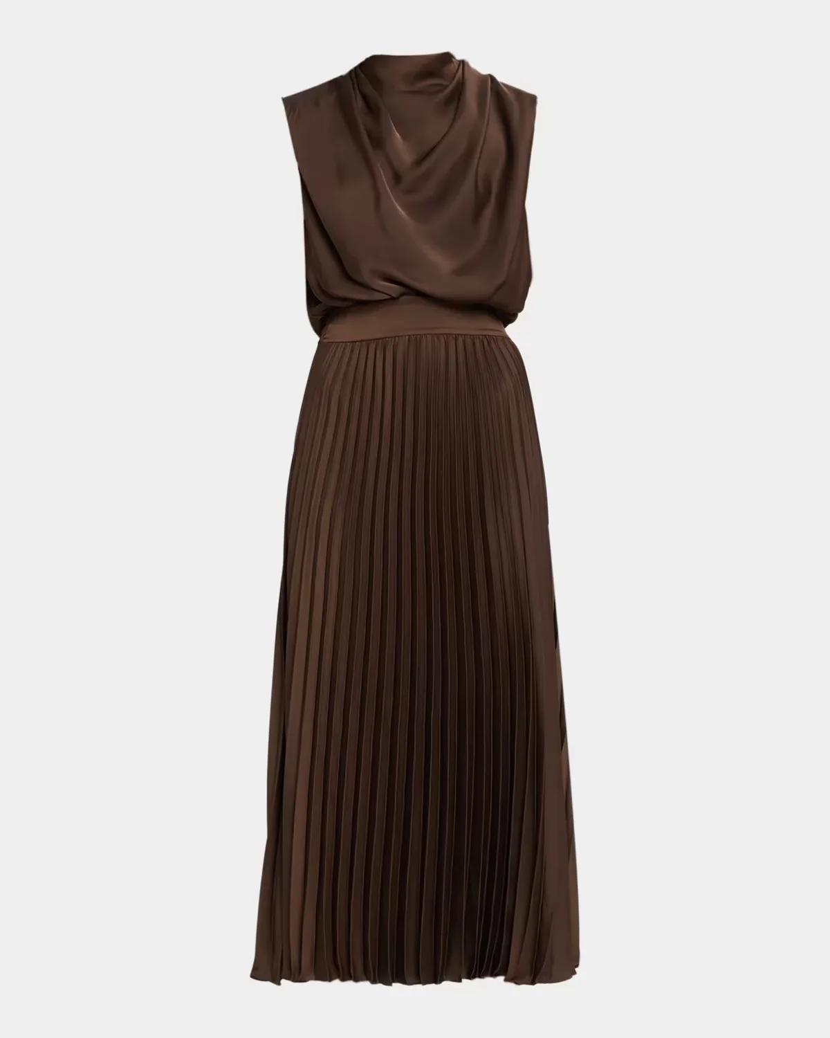 Farah Satin Midi Dress