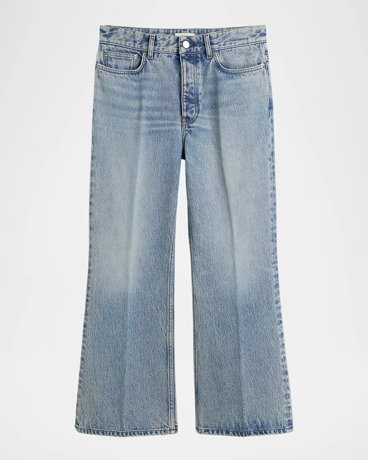 Kickflare Crop Denim Jeans by Toteme