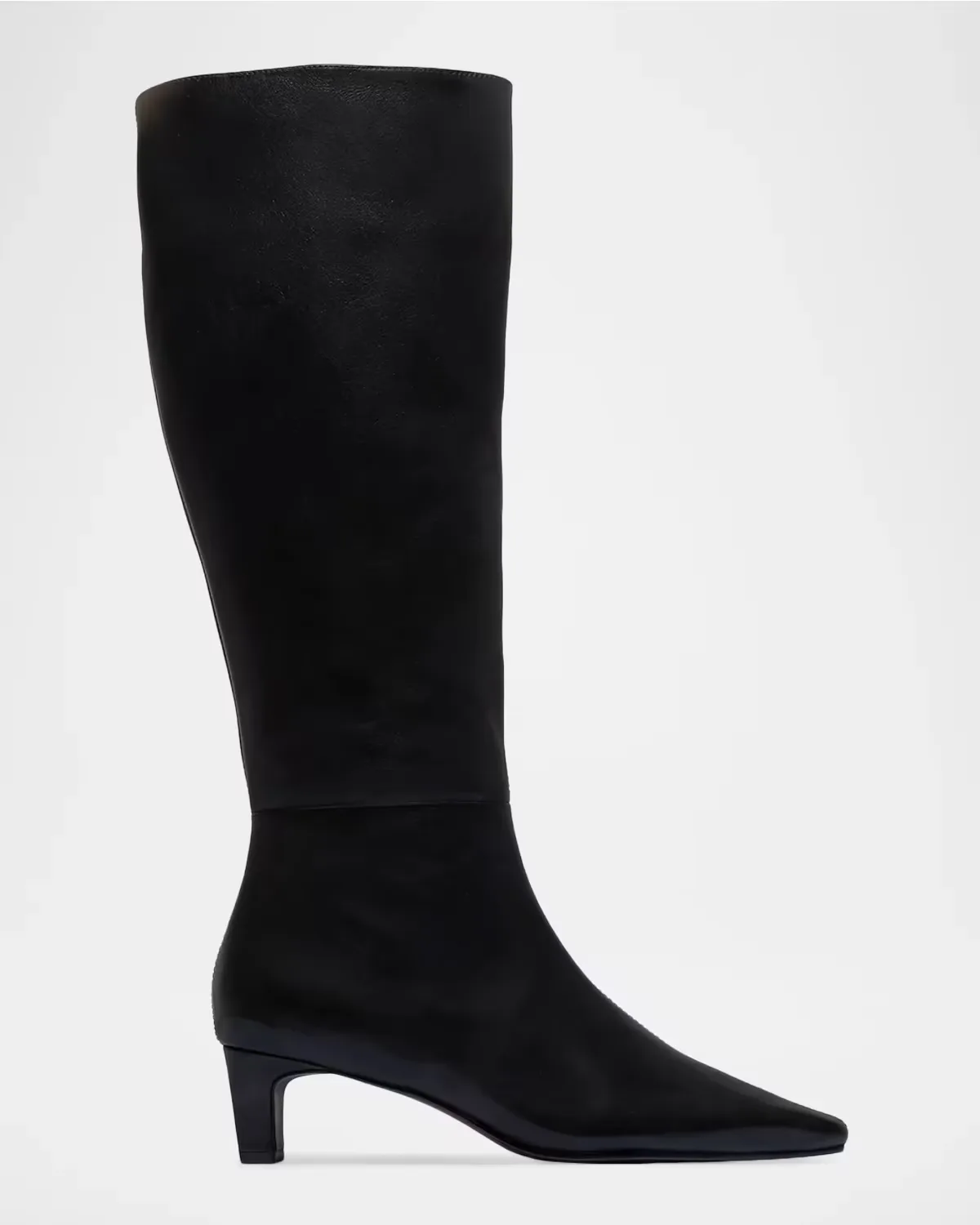 50mm Eliza Leather Knee-High Boots