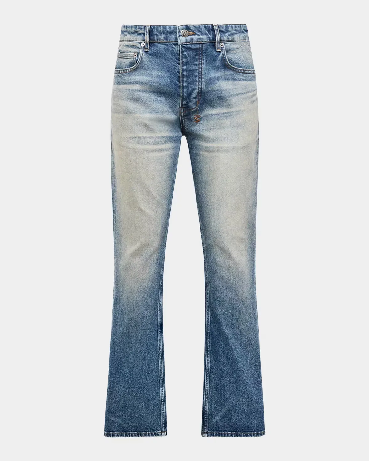 Bronko Portland Faded Denim Bootcut Jeans by Ksubi