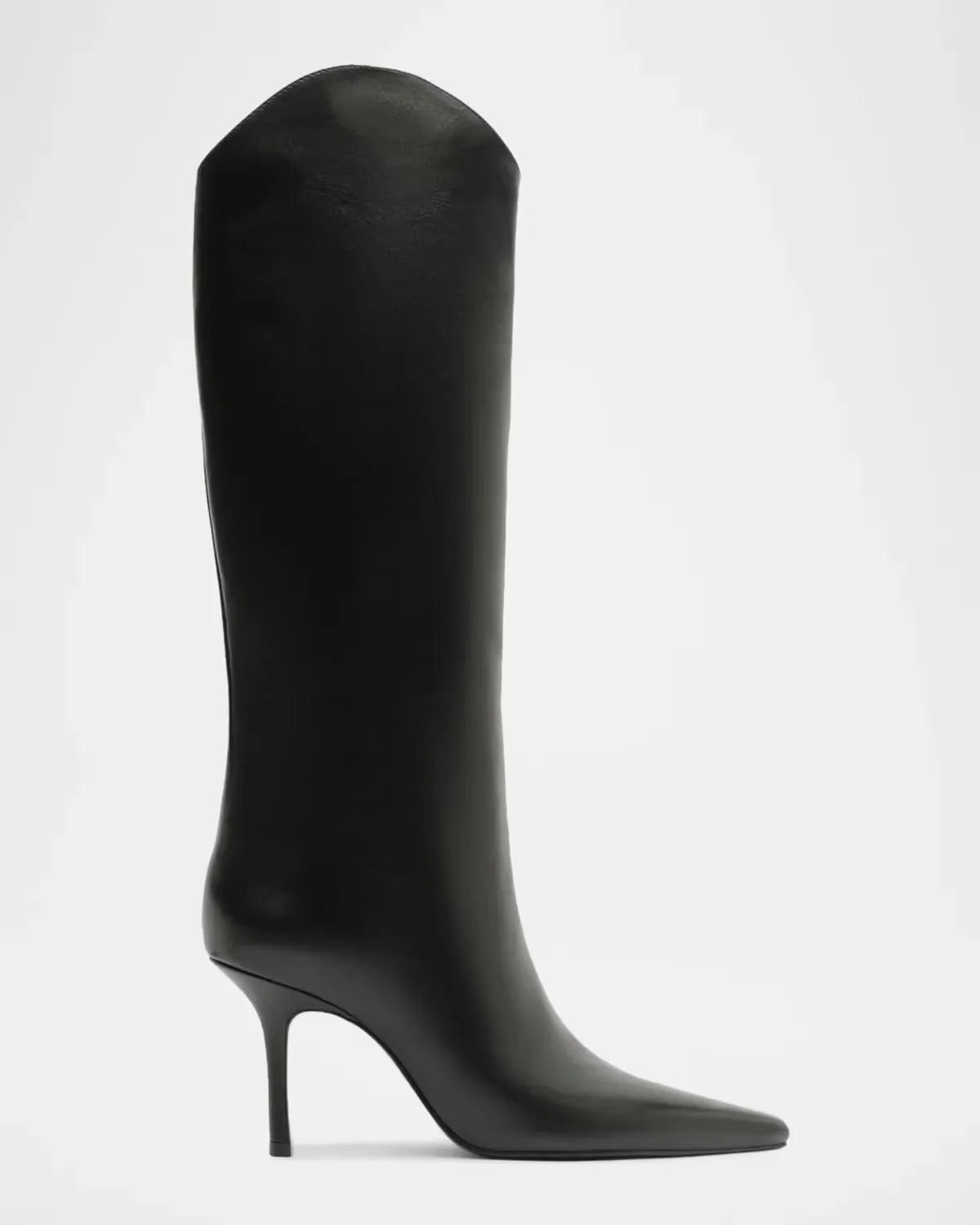 Mary Ellen 80MM Leather Boots