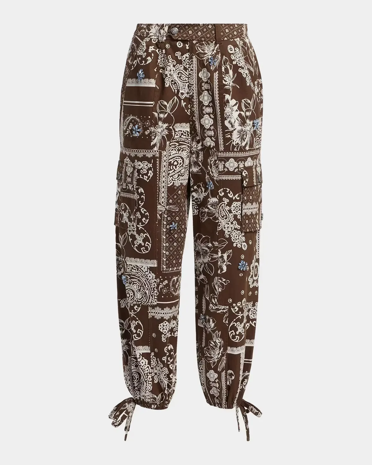 Zola Bandana Cotton Twill Military Pants by Cinq à Sept