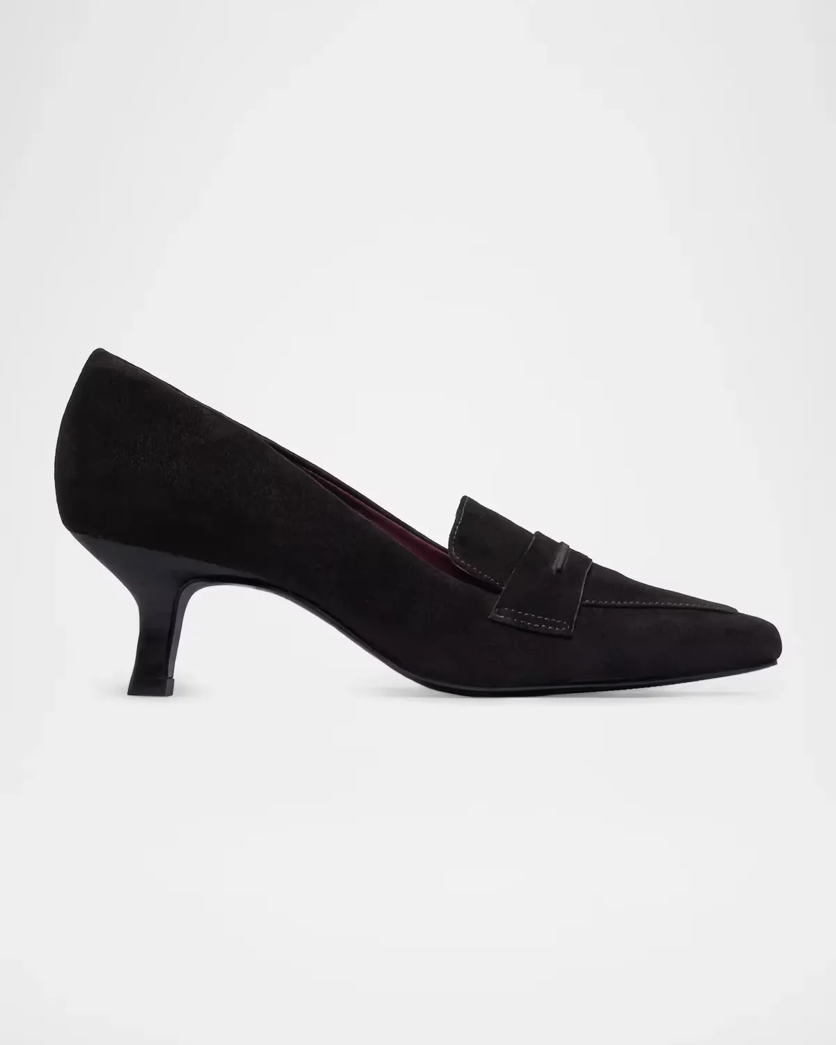 50mm Safi Leather Loafer Pumps by Bernardo
