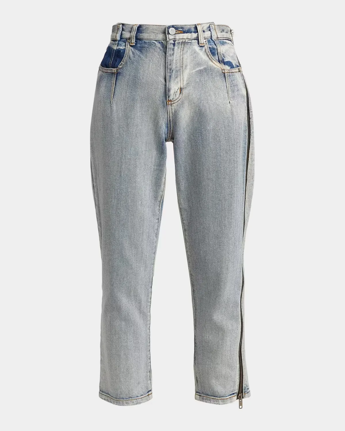 Straight-Leg Cropped Jeans with Side Zipper Detail by 3.1 Phillip Lim