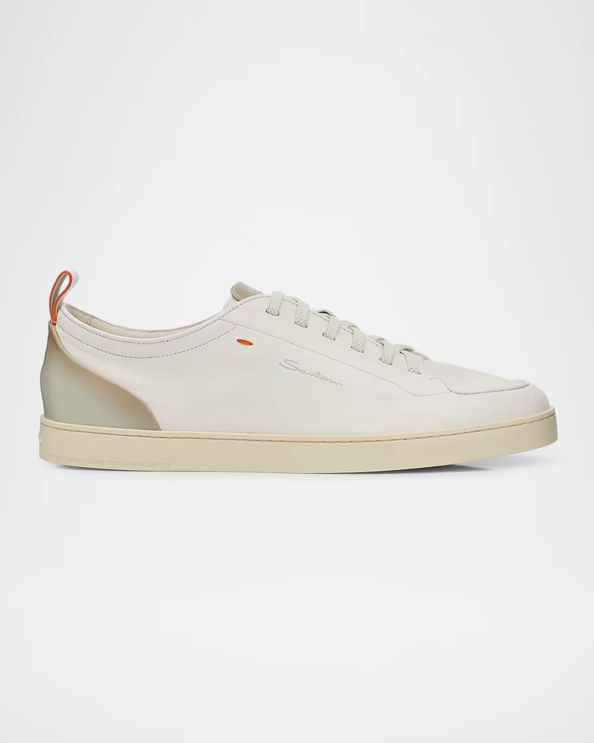 Off Duty Leather Low-Top Sneakers by Santoni