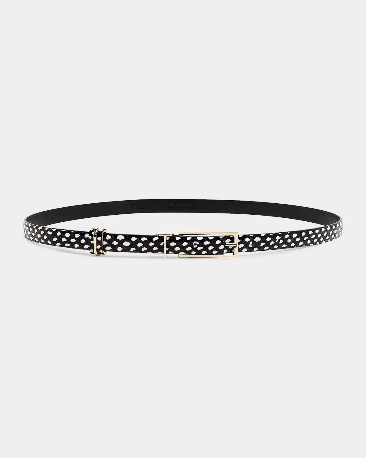 Snakeskin-Embossed Printed Leather Belt by TOM FORD