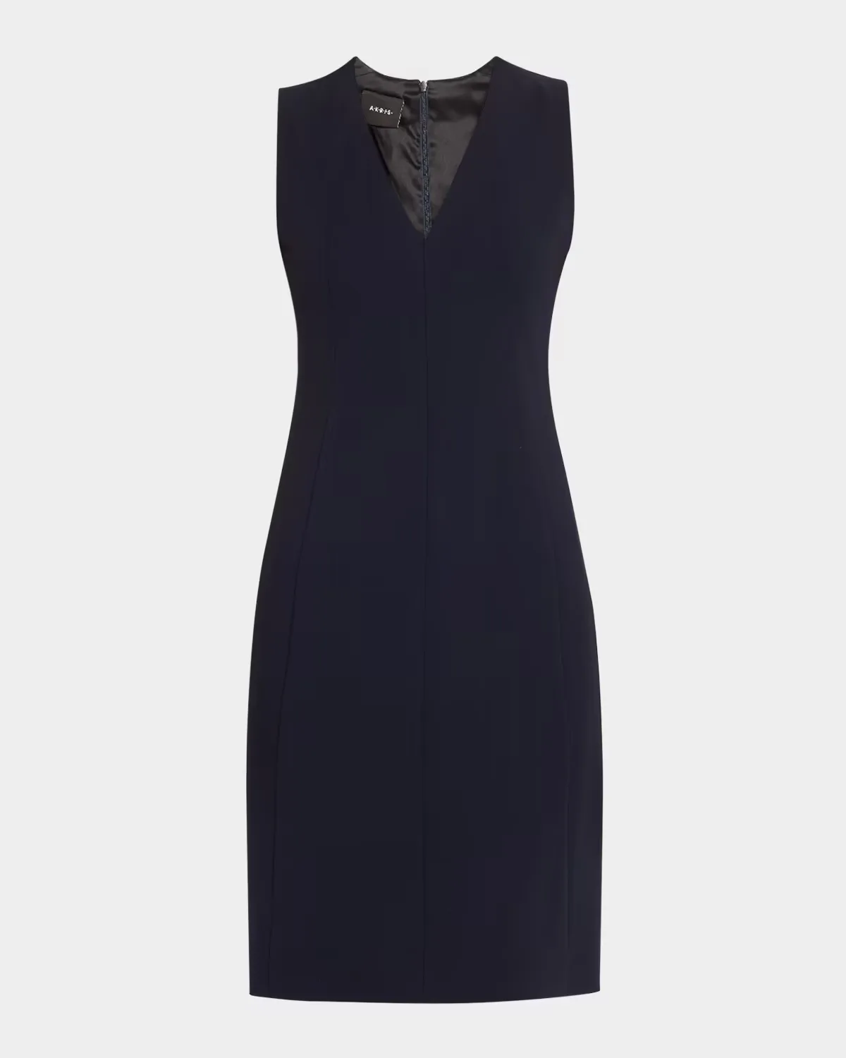 Sleeveless V-Neck Dress by Akris