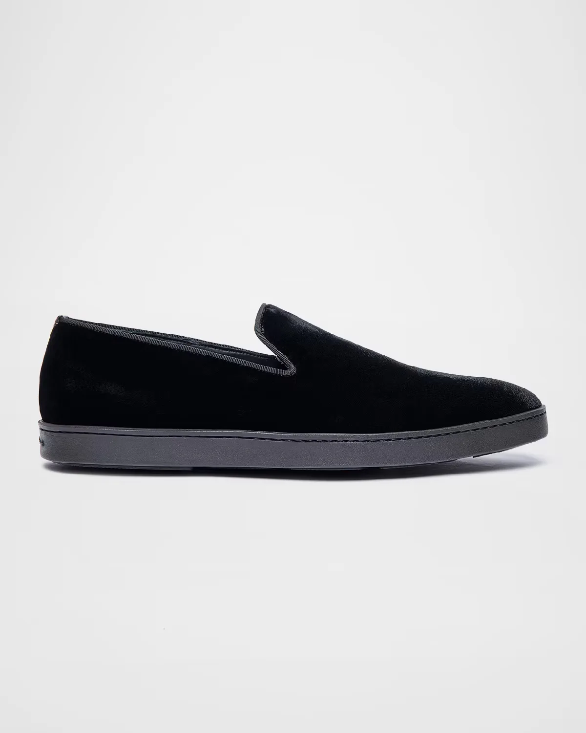 Muad Formal Velvet Loafers by Santoni