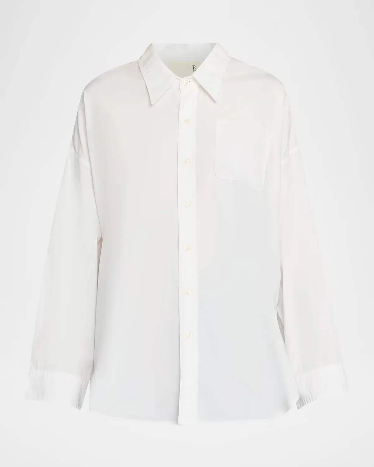 Drop Neck Oxford Shirt