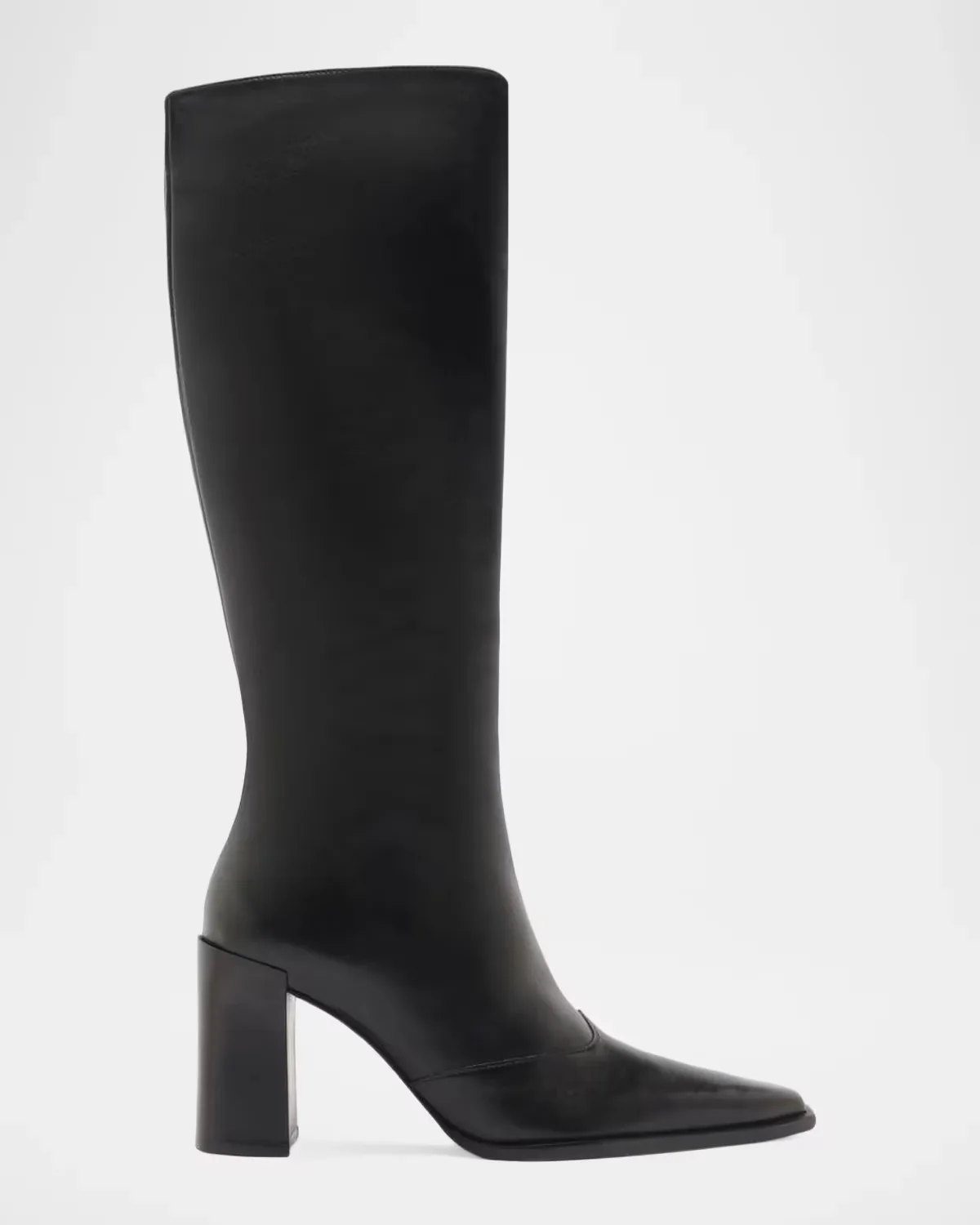 85mm Raffaela Leather Knee-High Boots