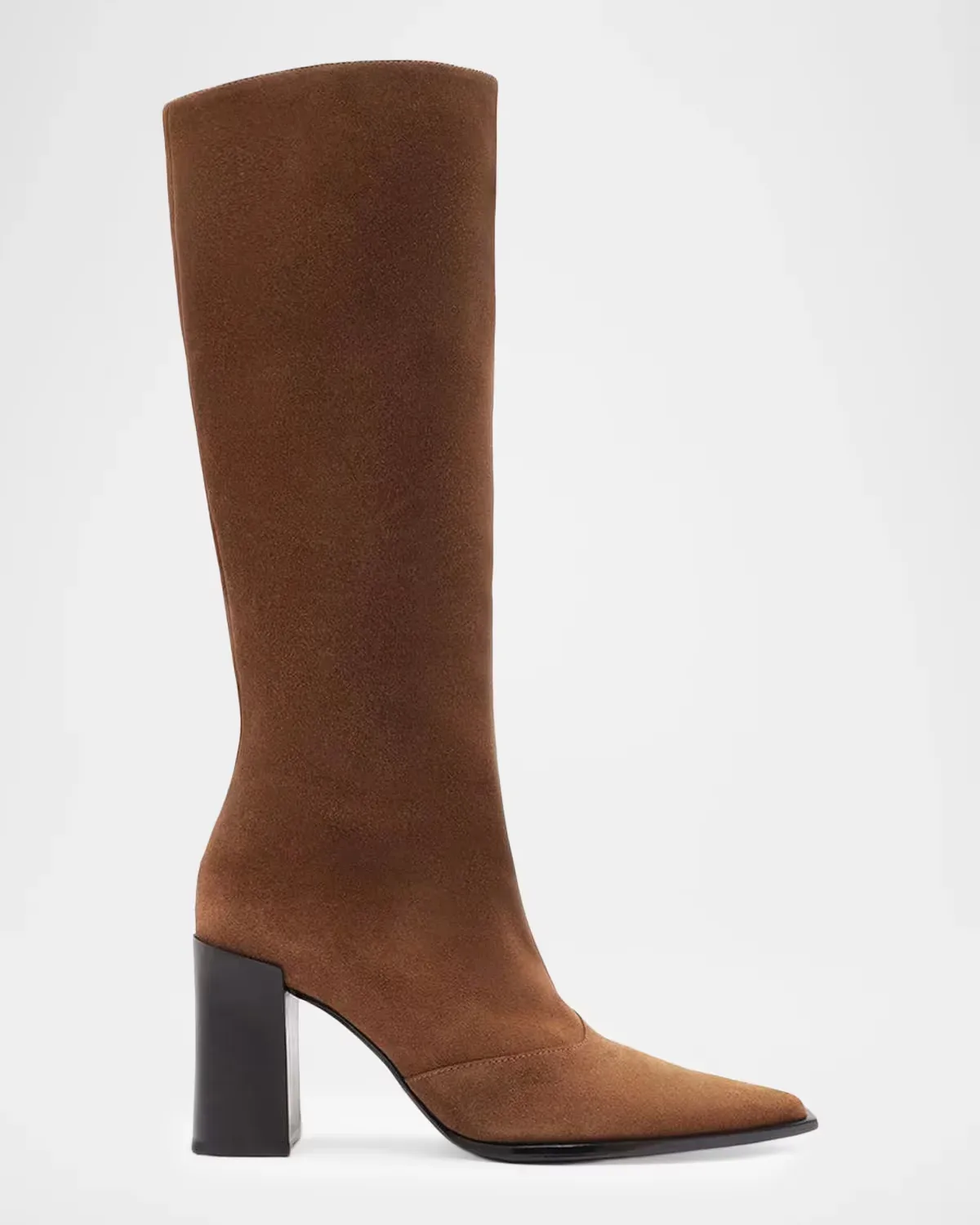 85mm Raffaela Suede Knee-High Boots