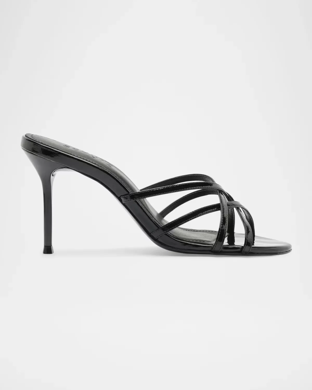 90mm Marion Strappy Patent Leather Sandals