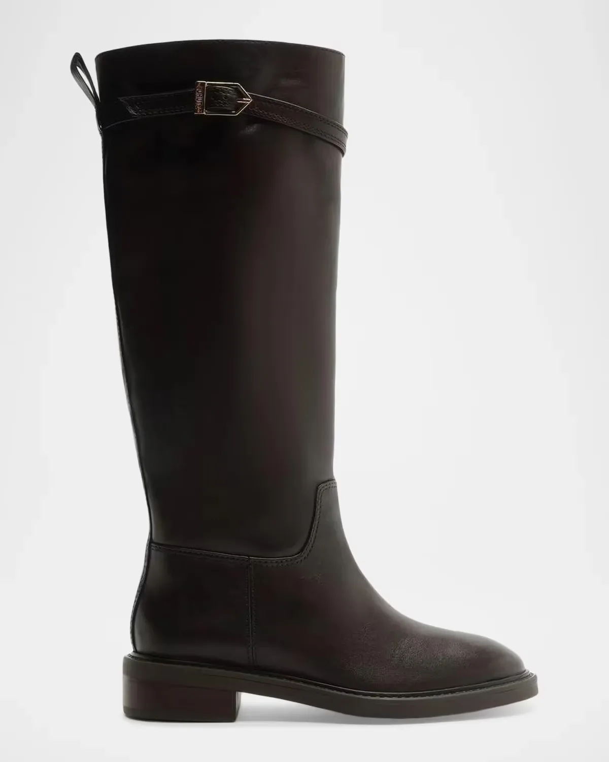 35mm Bianca Leather Knee-High Boots by Schutz