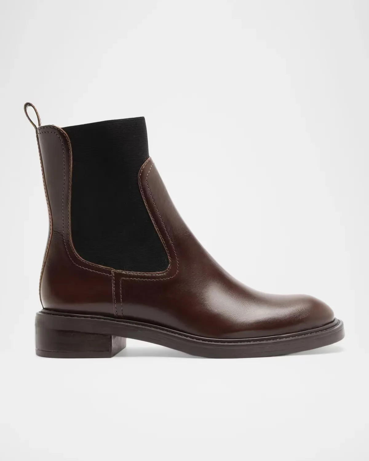 35mm Olivia Leather Ankle Booties by Schutz