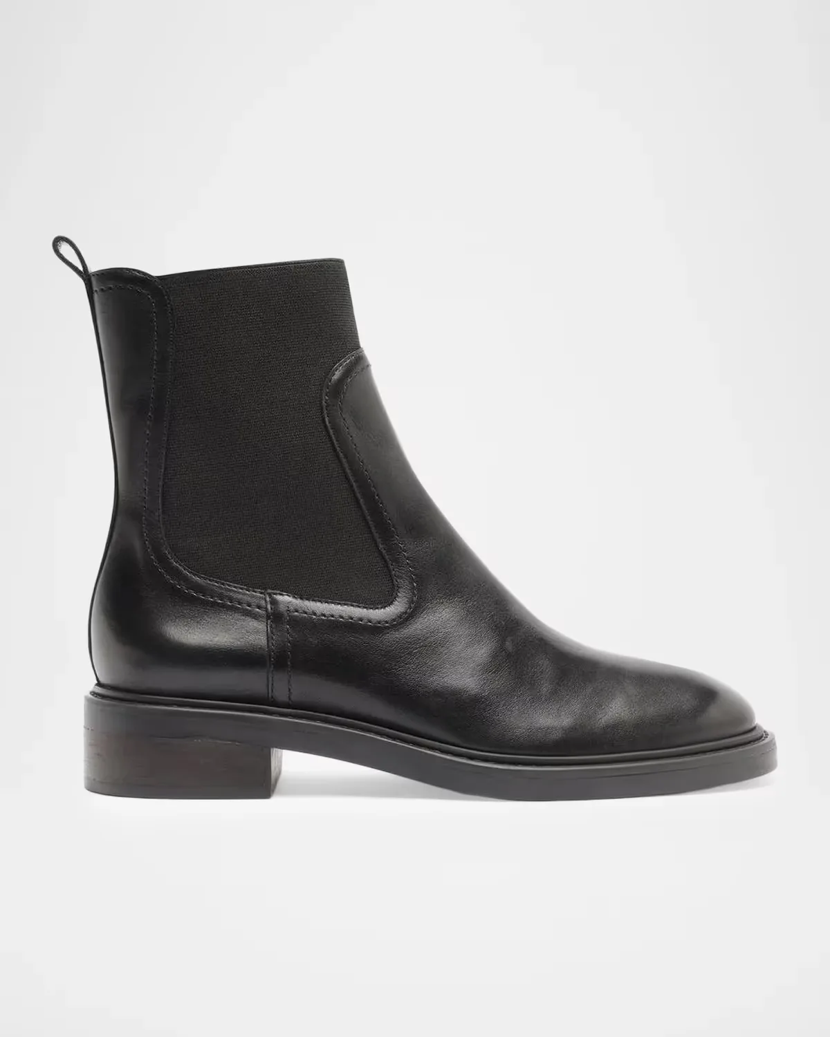 35mm Olivia Leather Ankle Booties