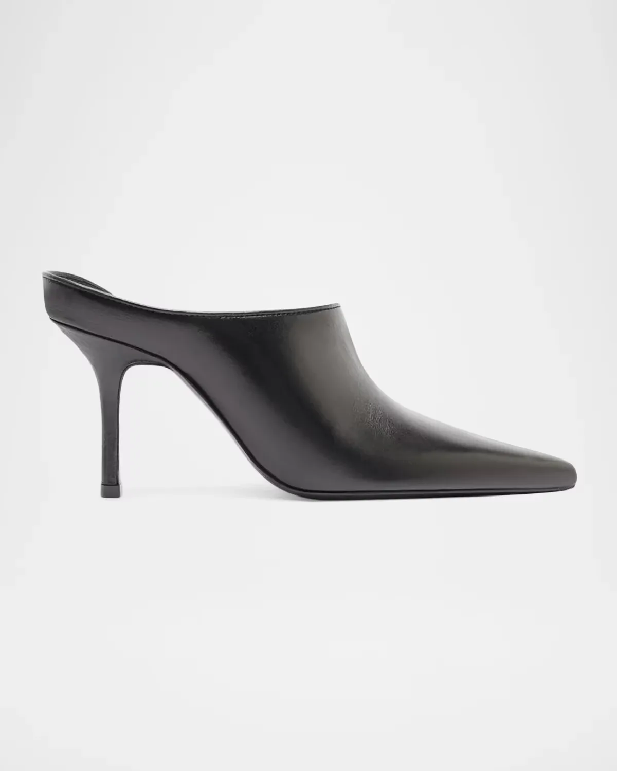 85mm Abby Leather Mule Pumps by Schutz