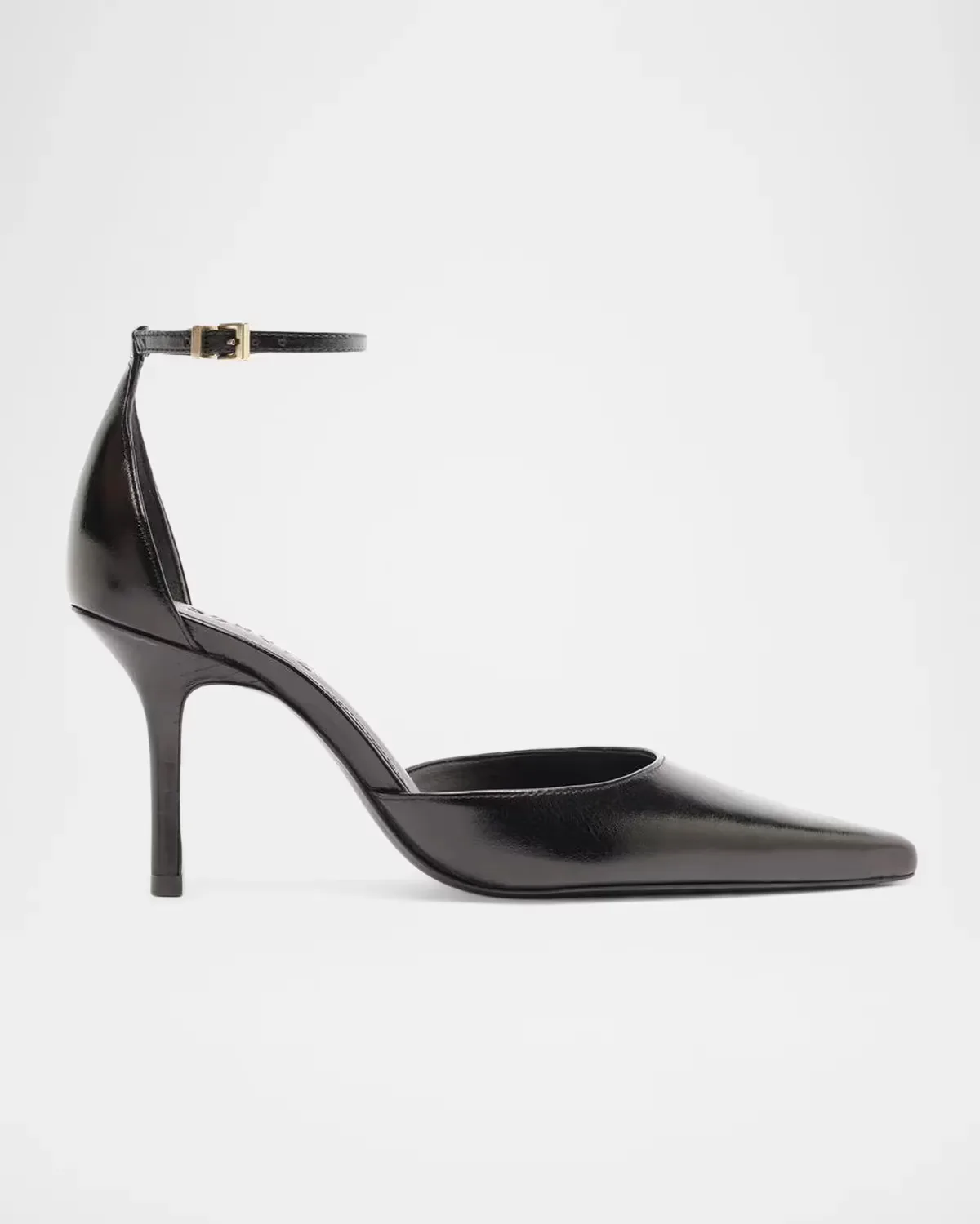 85mm Jenny Leather Ankle-Strap Pumps by Schutz