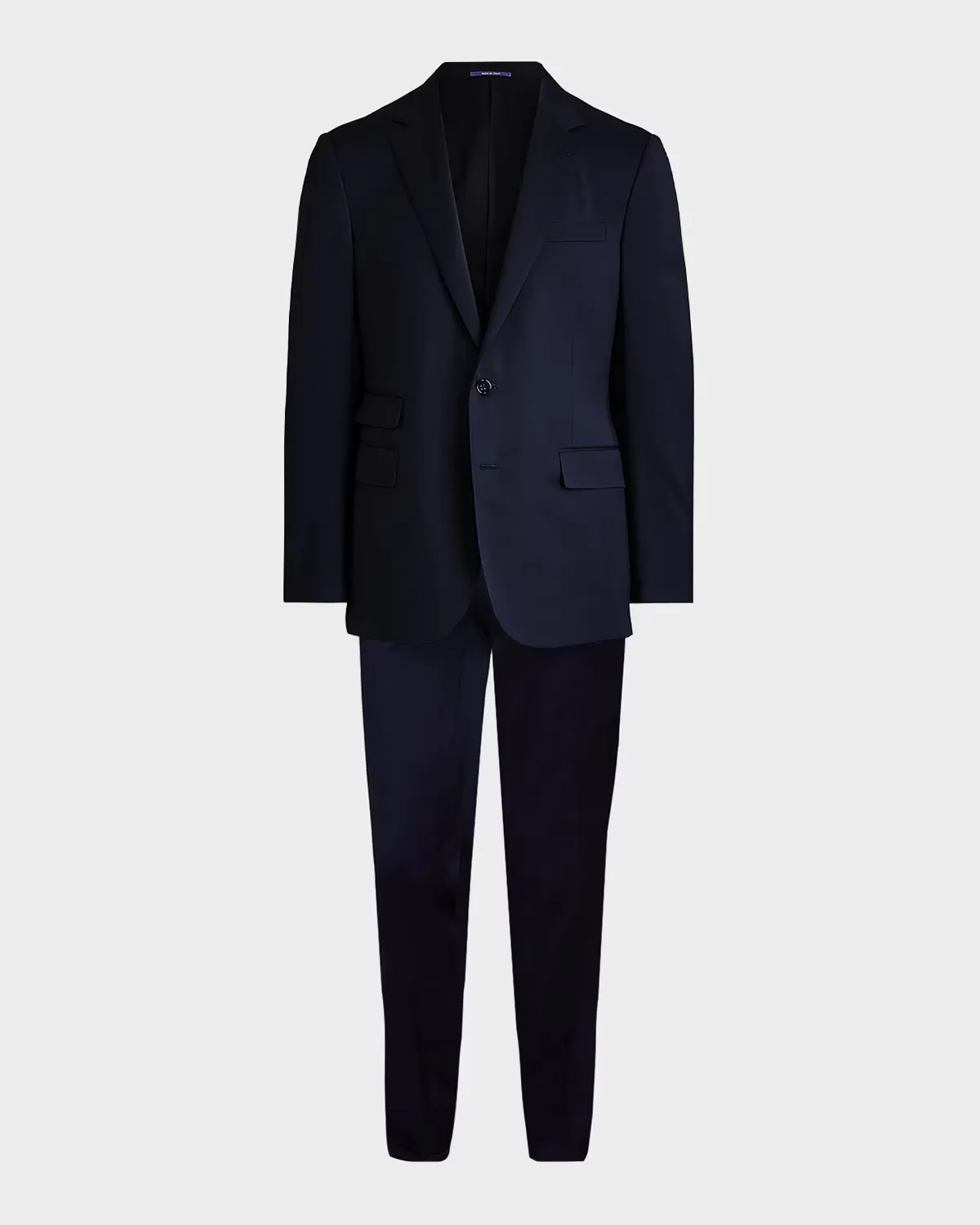 Gregory Hand-Tailored Wool Serge Suit by Ralph Lauren Purple Label