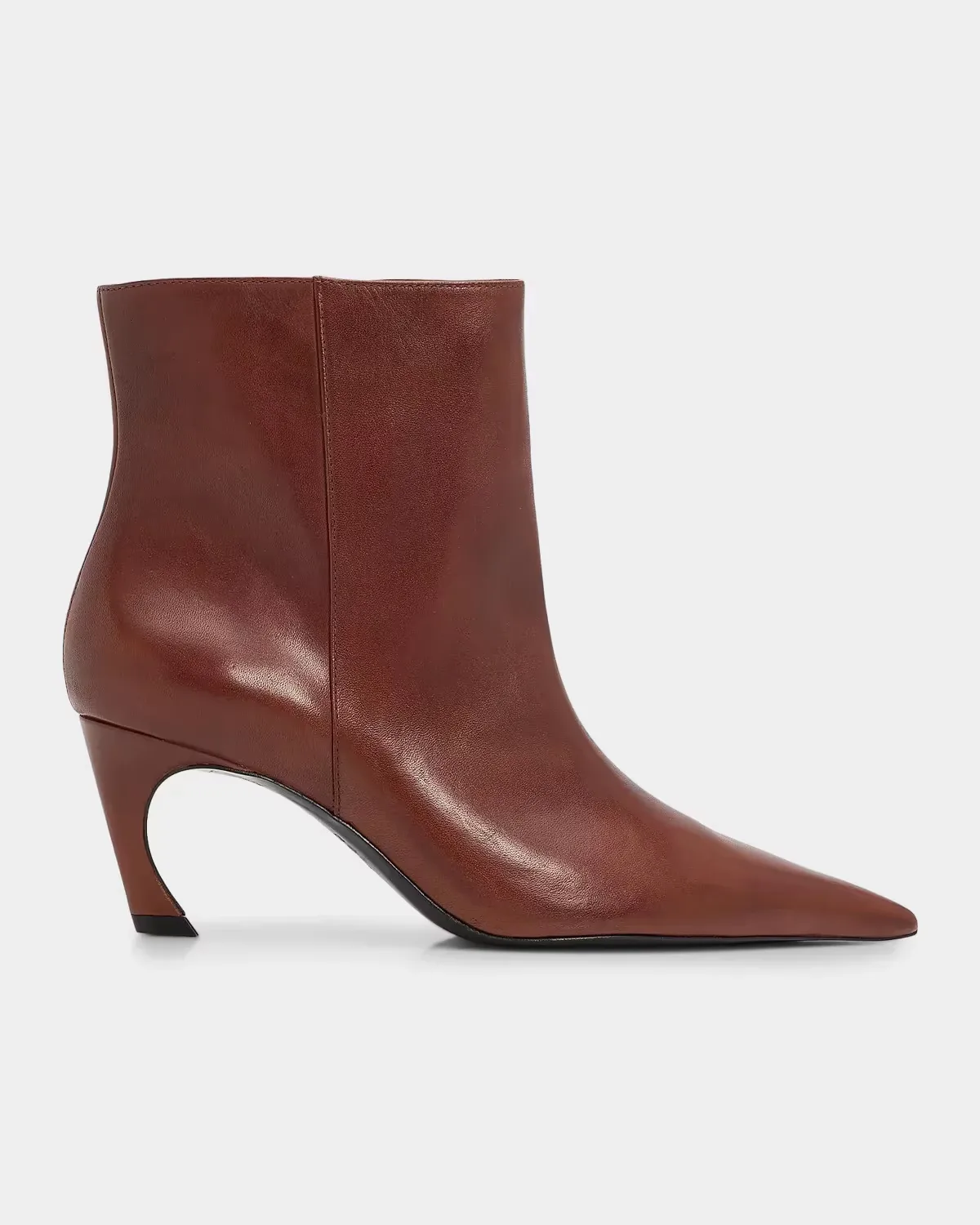 75mm Lexi Leather Ankle Boots by Schutz