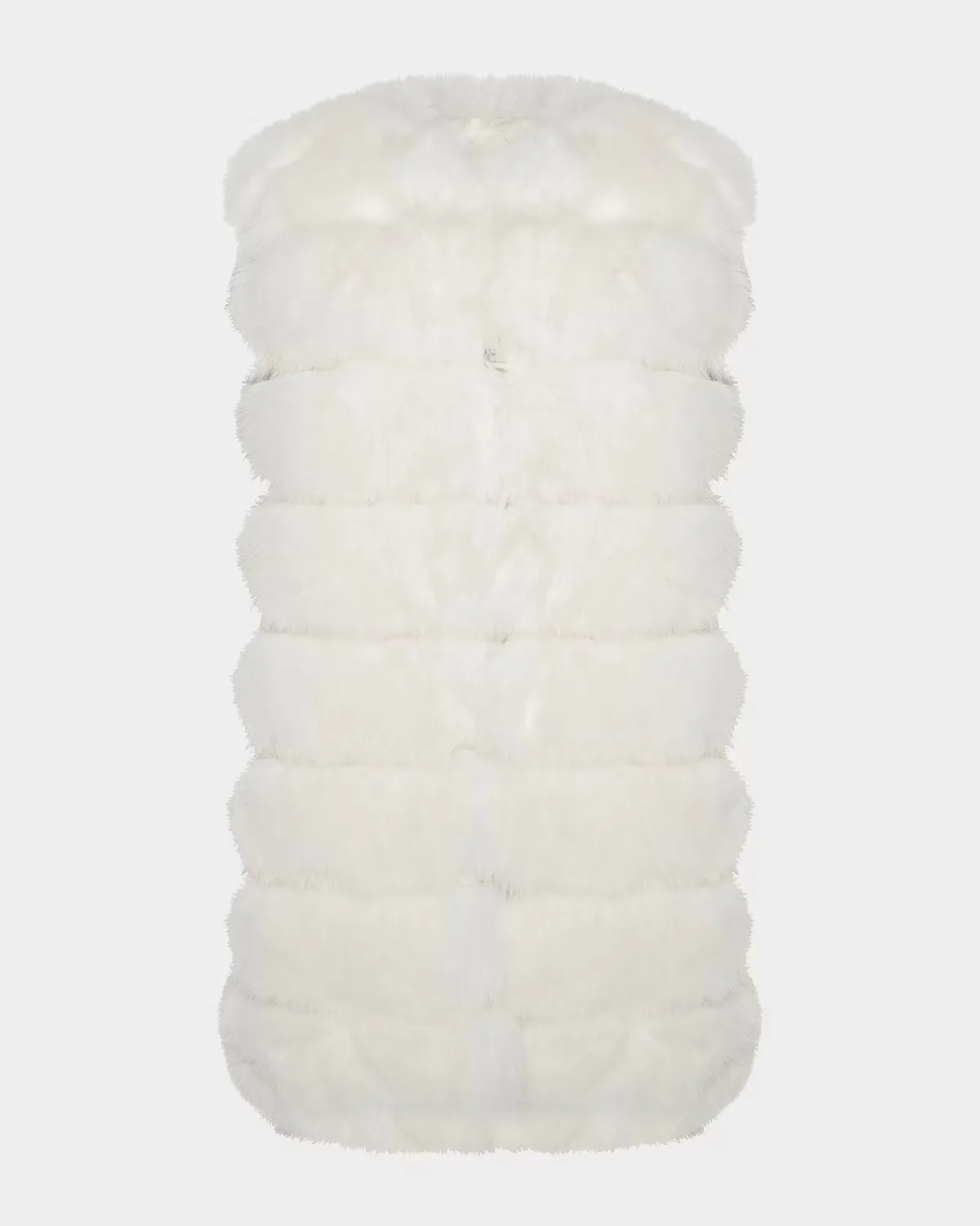 Fox-Like Faux Fur Vest