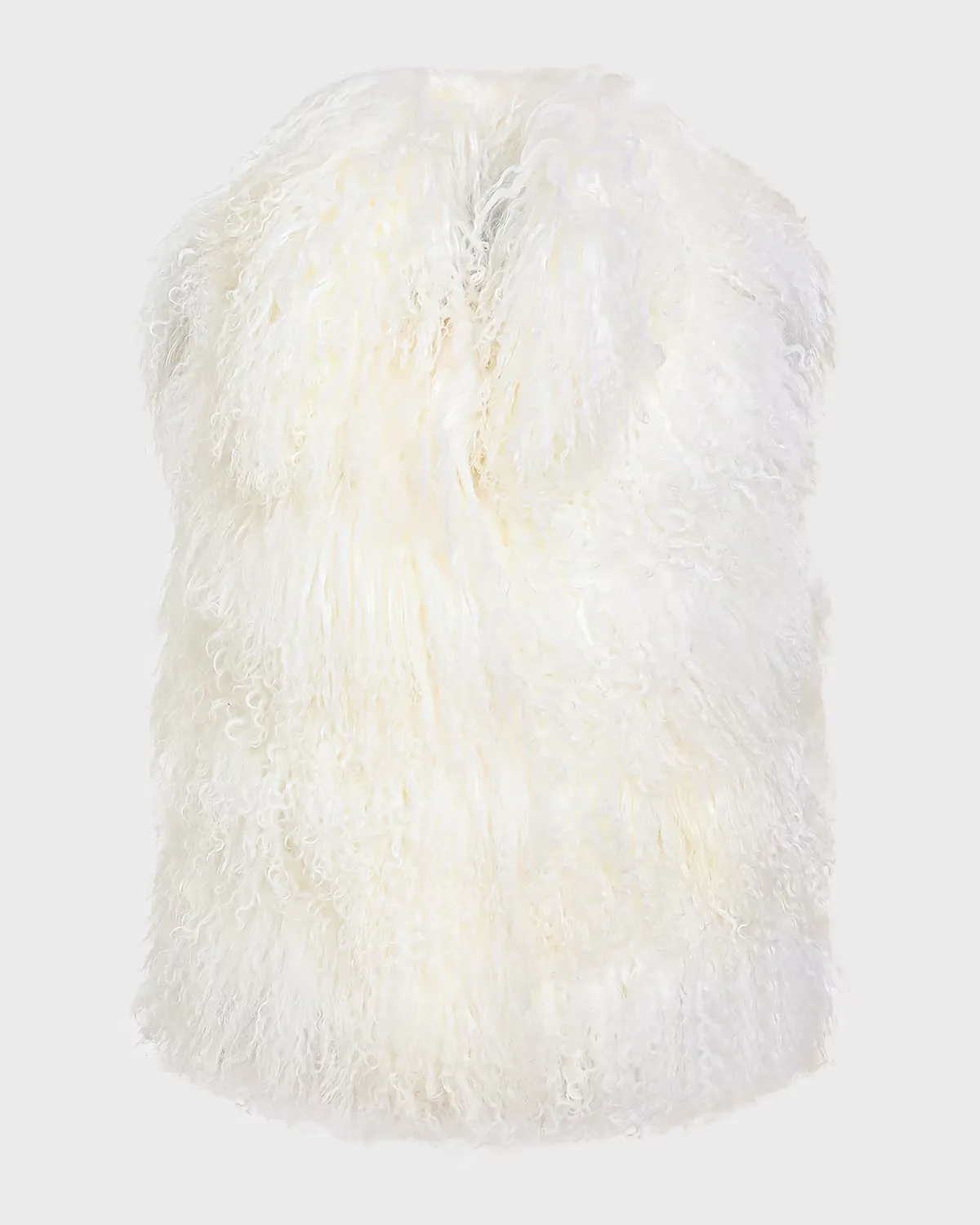 Select Mongolian Lamb Vest by Gorski