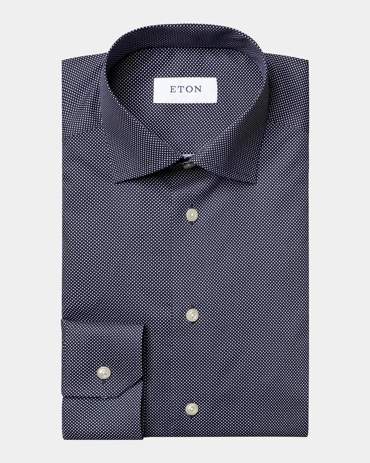 Micro-Dot Sport Shirt by Eton