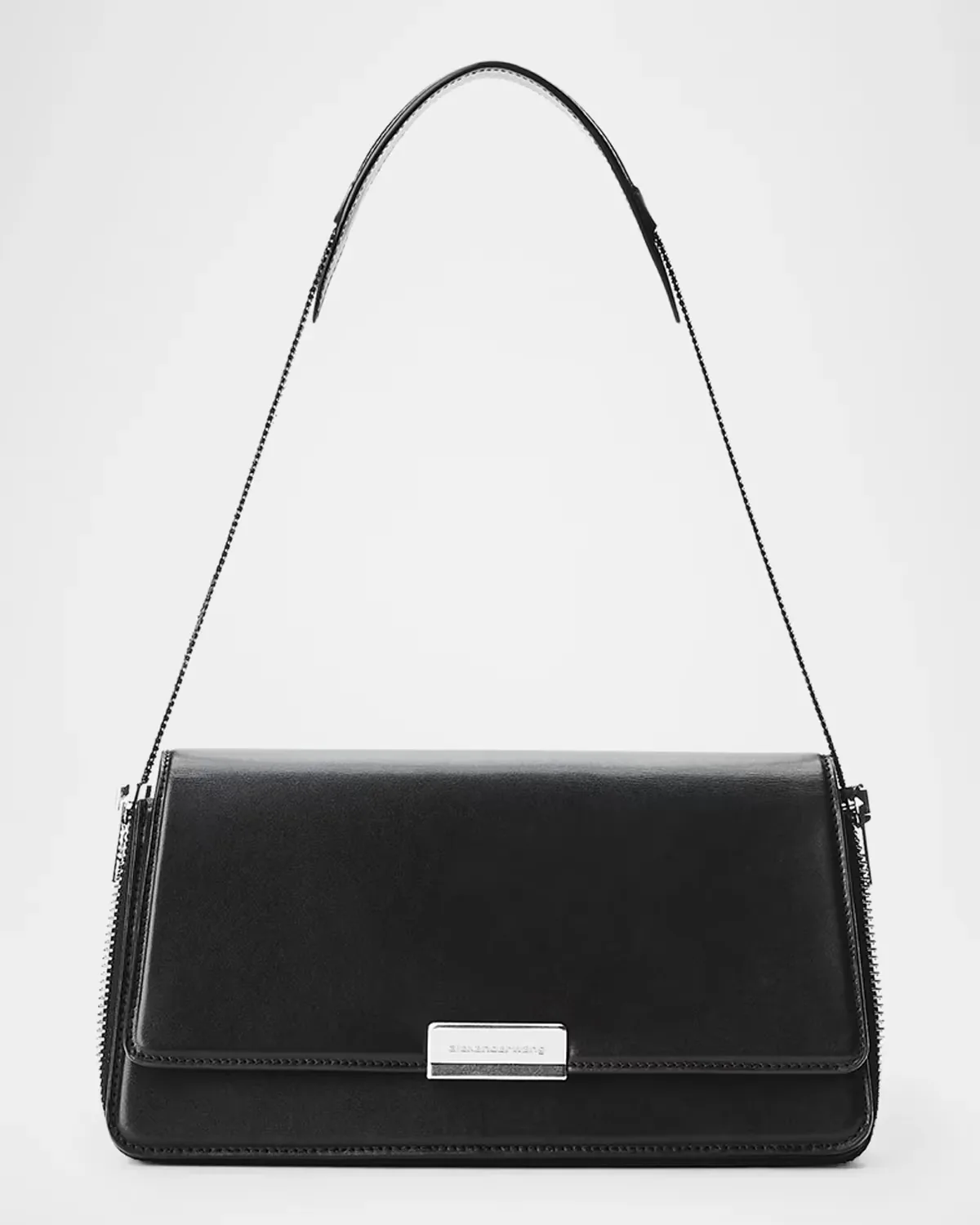 Siren Medium Leather Flap Bag by Alexander Wang