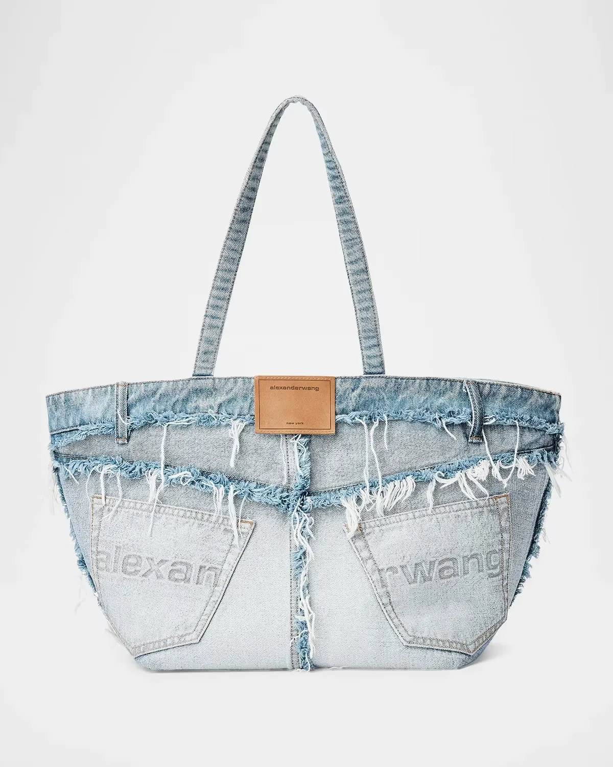 Punch Denim Tote Bag by Alexander Wang