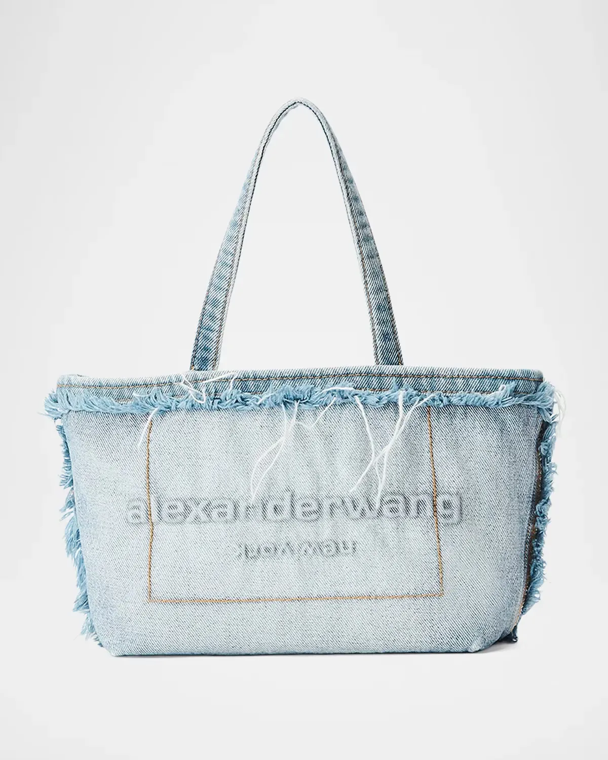 Punch Small Denim Tote Bag by Alexander Wang